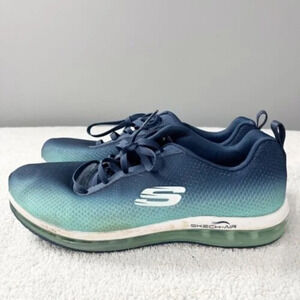 Skechers Womens Sneakers 8 Skech Air Element 12640 Blue Green Running Shoes